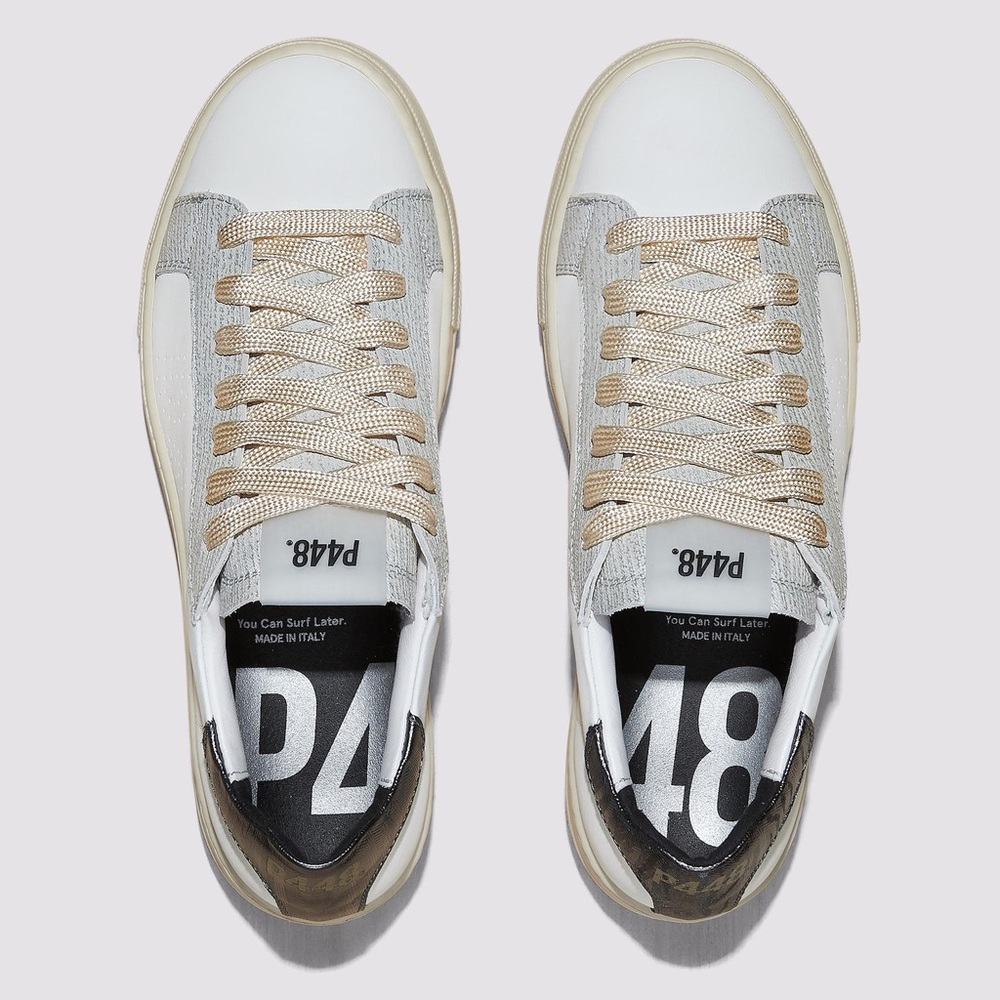 P448 Thea Chalk Platform Sneakers - Picture 2 of 11